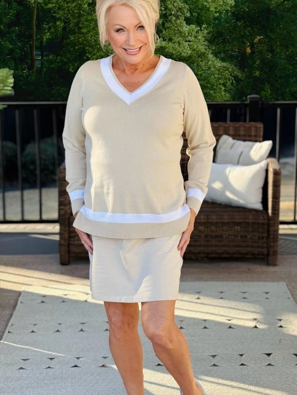 Belle by Kim Gravel Preppy Skort